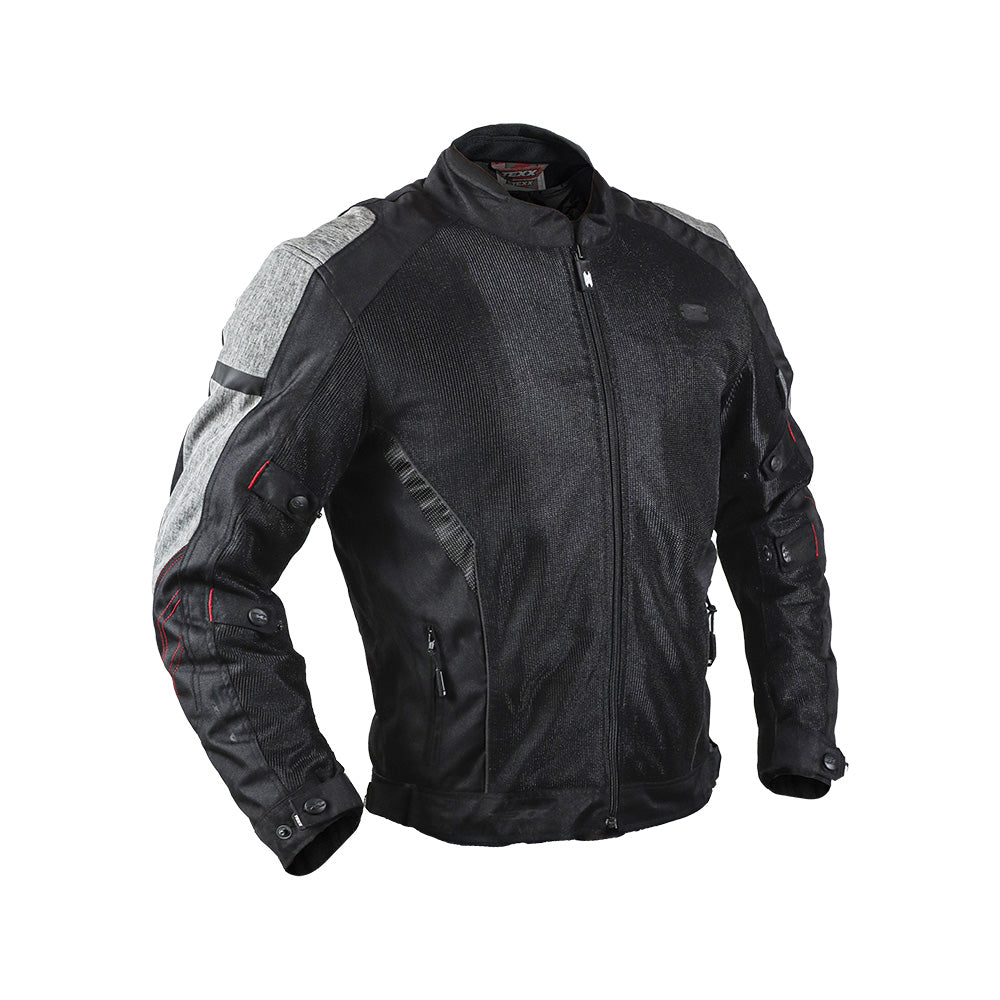 Jaqueta Texx Saga Four Season V2 Masculina Preta E Cinza