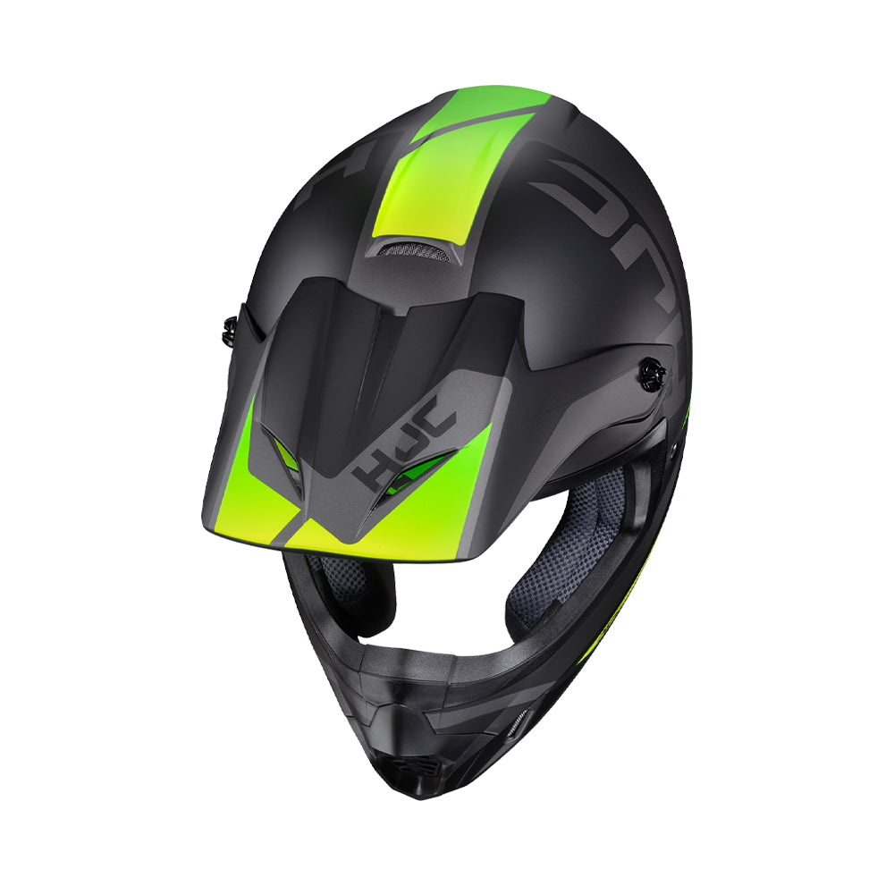 Capacete HJC Off CS-MX II Creed Cinza E Verde