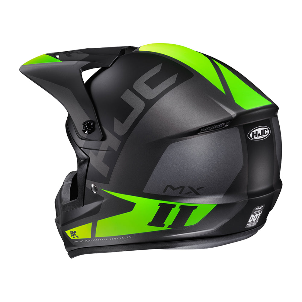 Capacete HJC Off CS-MX II Creed Cinza E Verde