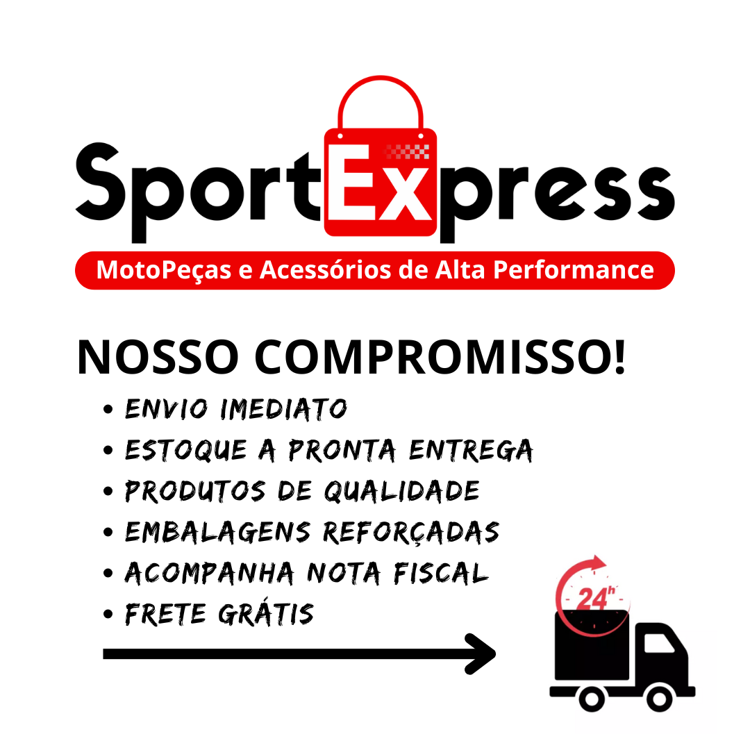 Amortecedor GP7 (Par) Com Regulagem Fazer 150 14/ Mola Preta