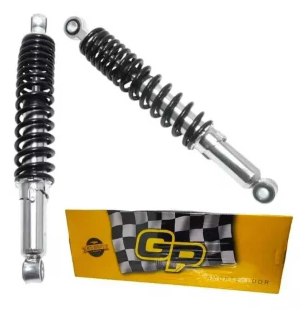Amortecedor Cromado GP7 (PAR) Com Regulagem CG 150