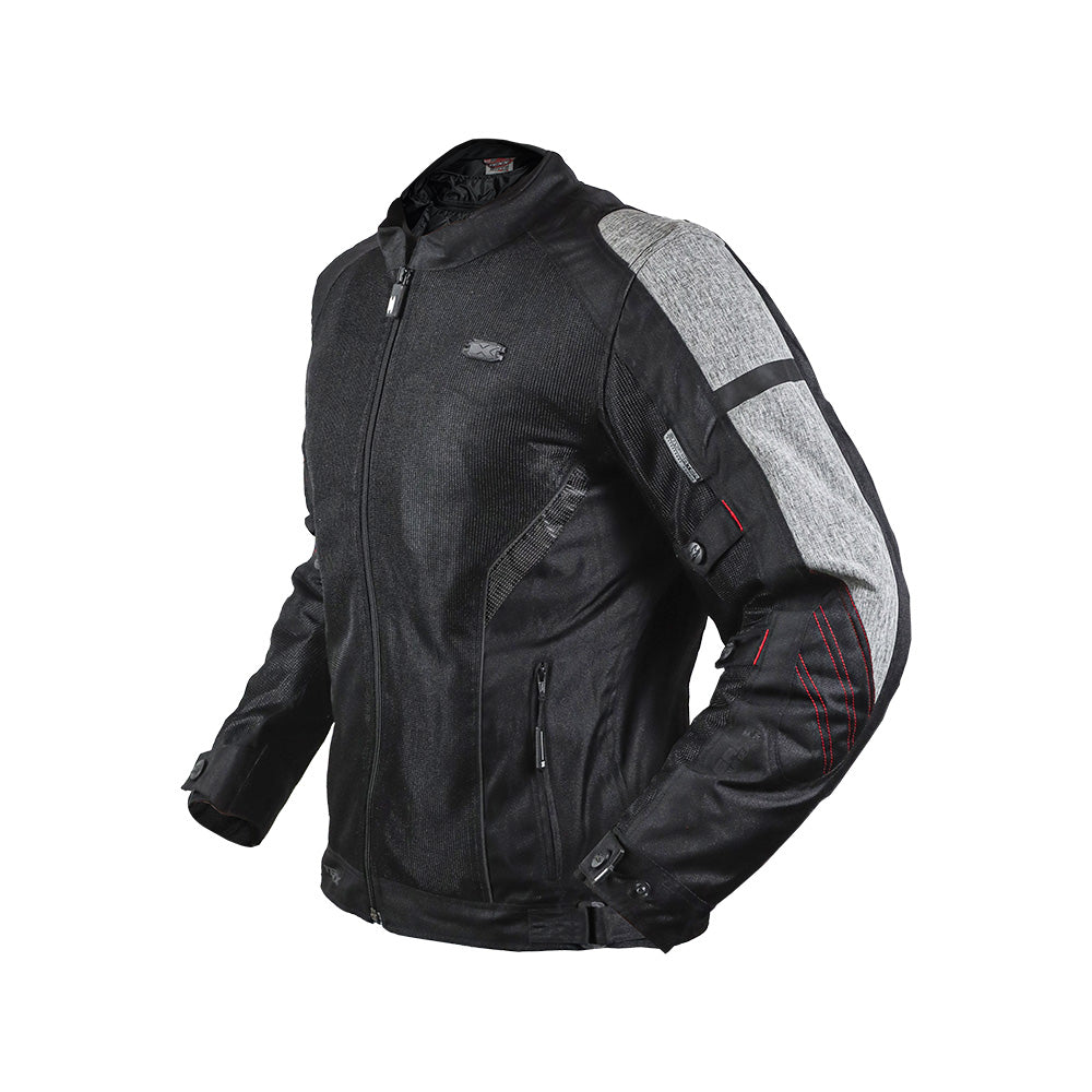 Jaqueta Texx Saga Four Season V2 Masculina Preta E Cinza