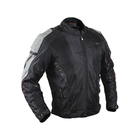 Jaqueta Texx Saga Four Season V2 Masculina Preta E Cinza