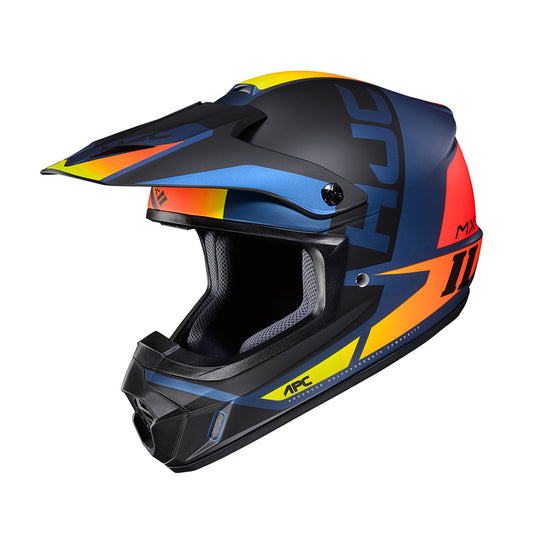 Capacete HJC Off CS-MX II Creed Azul Preto E Laranja