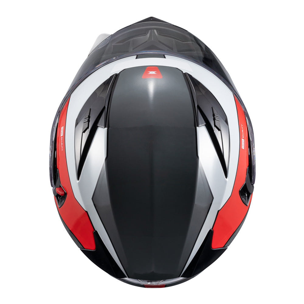 Capacete Texx Escamot Gladiator V3 Reisen Vermelho Branco