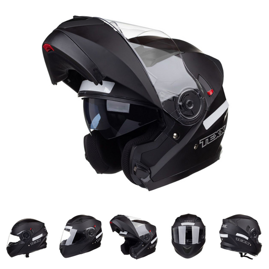Capacete Texx Escamot Gladiator V3 Preto Fosco
