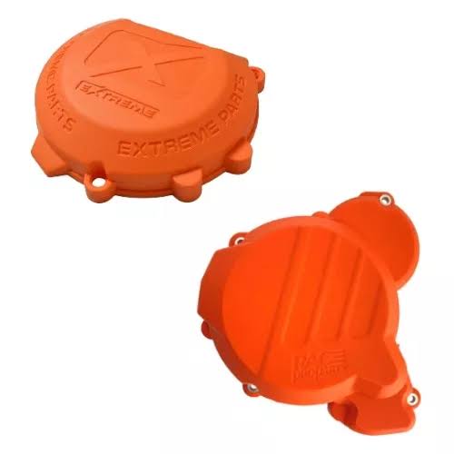Proteção das Laterais do Motor (Embreagem e Magneto) KTM 250/300 EXC 2017 a 2023 - 2 TEMPOS